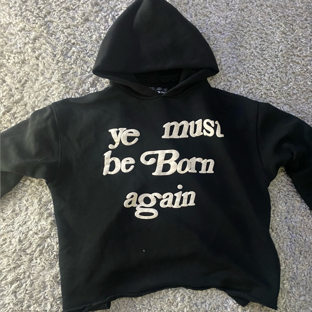 Black cropped cpfm hoodie